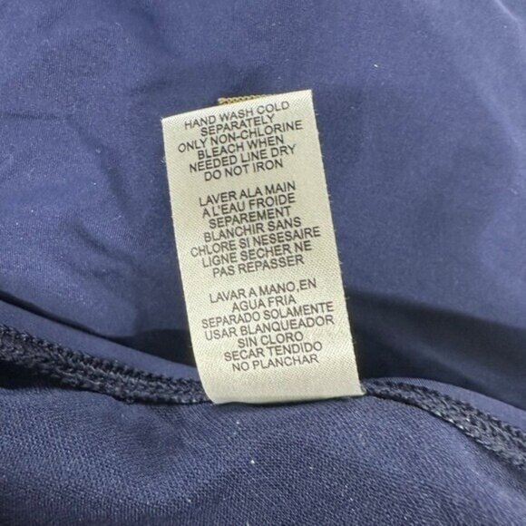 Tommy Bahama Women's 10 Swim Suit One Piece Halter Navy Blue Retro Slimming - Picture 11 of 11